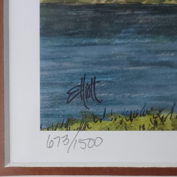 BEAUTIFUL Framed QUAKER PEPSICO Factory Peterborough George Elliott 673/1500 - Picture 2 of 6